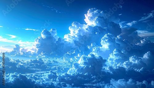 Fototapeta Naklejka Na Ścianę i Meble -  Dramatic sky filled with clouds