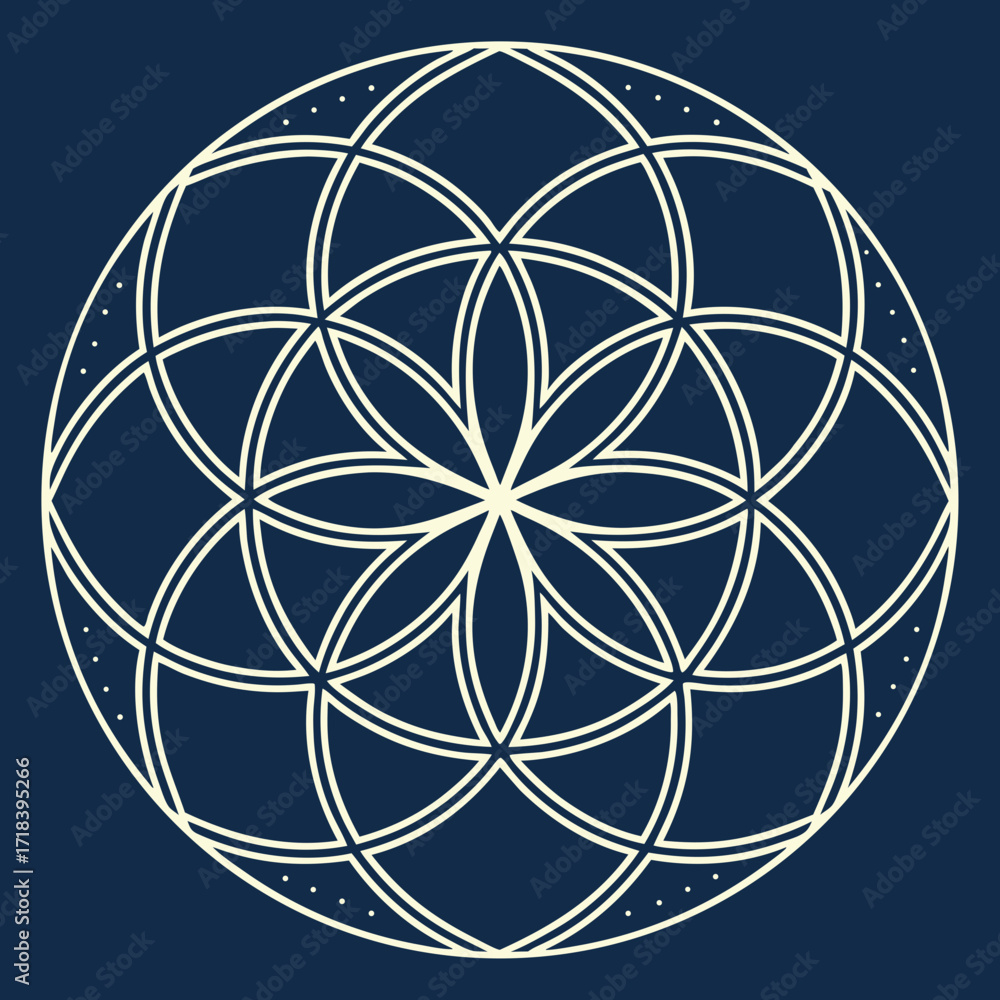 Fototapeta premium abstract blue sphere