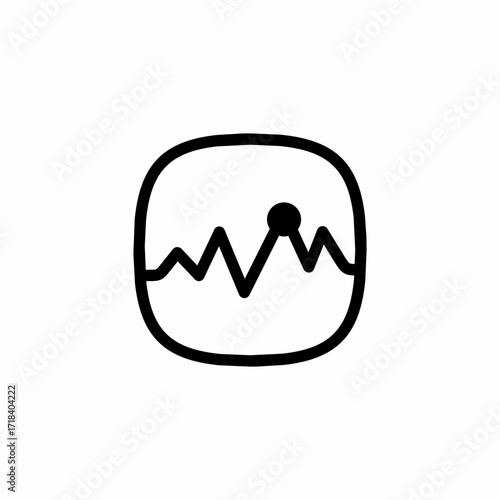 stock statistics chart icon sign vector