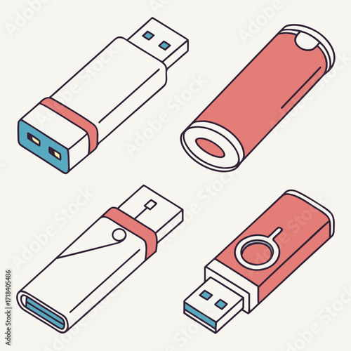 usb flash drive icon