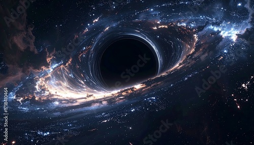 Cosmic vortex of a black hole