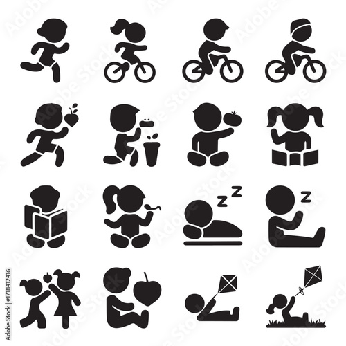 Exploring the World of Childhood: A Comprehensive Icon Collection