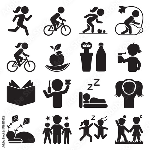 A Complete Set of Child-Centric Illustrations