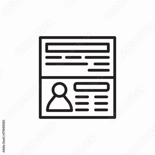 passport open icon sign vector