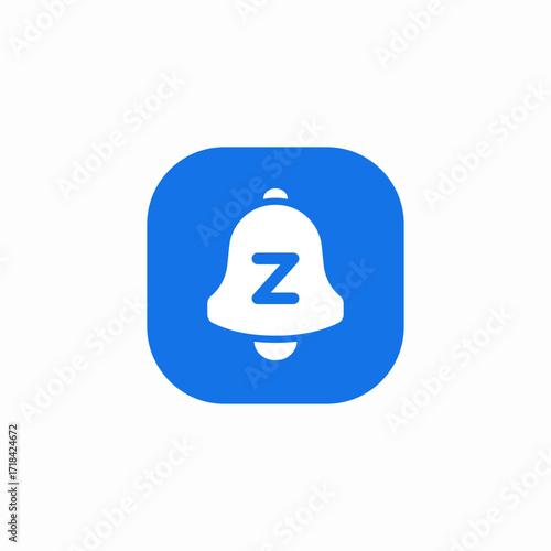 alarm snooze icon sign vector