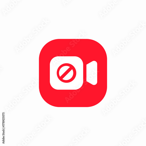 video error non available icon sign vector
