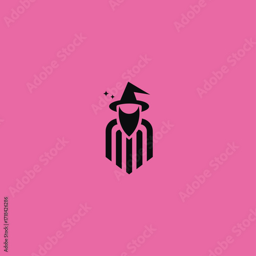 Letter M logo icon flat vector design