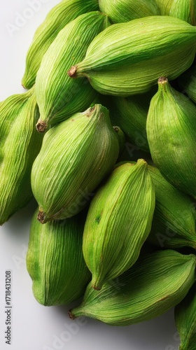 Wallpaper Mural Closeup Of Bright Green Cardamom Pods Torontodigital.ca
