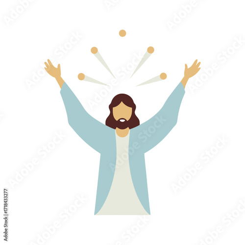 worshipper lifting hands with fragrance of jesus