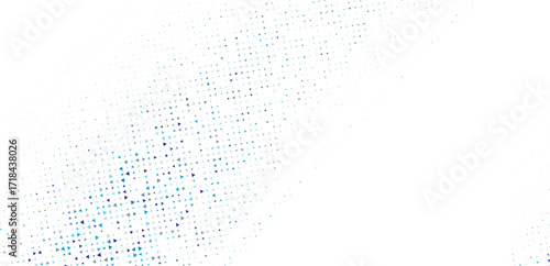Abstract blue halftone dotted gradient scattered background texture with minimal design perfect for flyer poster banner and modern creative digital artworks