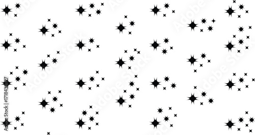 Sparkle Star Icon Set | Abstract Shine and Glitter Icons | Vector Star Shapes & Sparkles Illustration