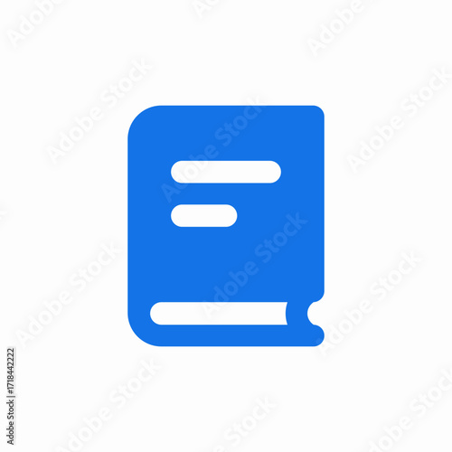 book knowledge icon sign vector