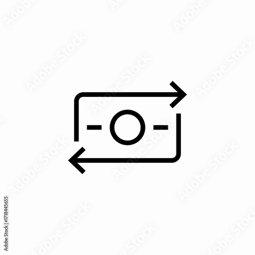 money funds transfer icon sign vector