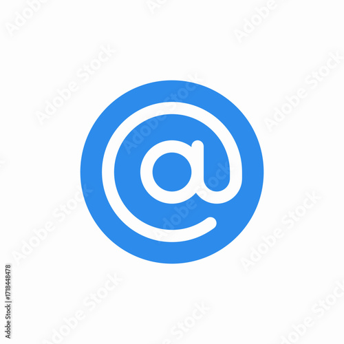 mail at symbol icon sign vector