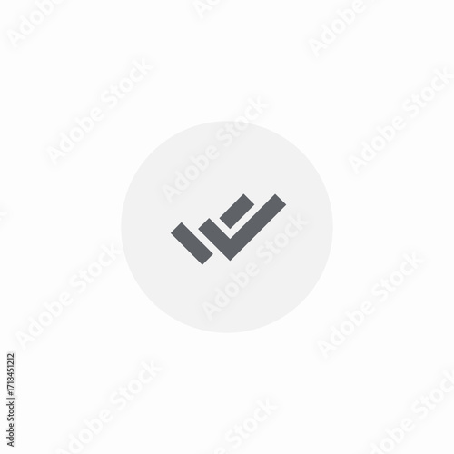 double check button icon sign vector
