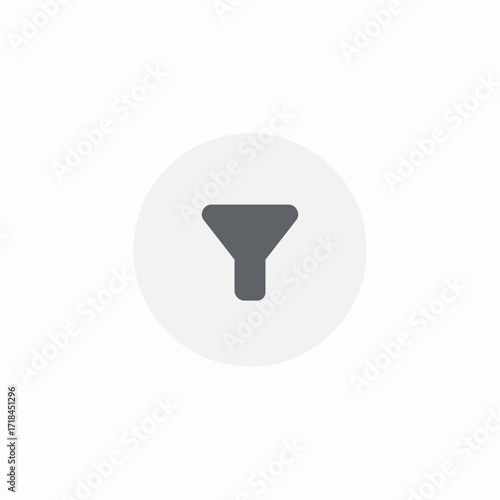 filter sort button icon sign vector