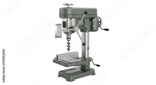 Mesin Bor Duduk Studio Shot Dengan Latar Belakang Hitam