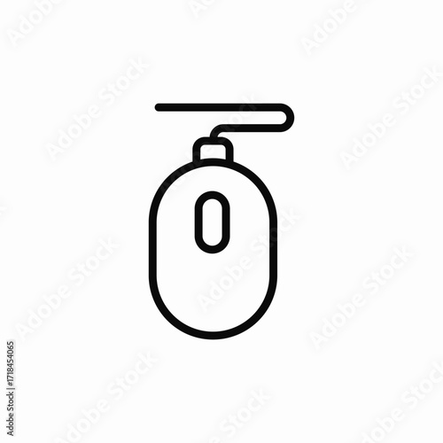 computer mouse icon sign vector
