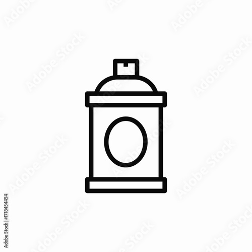 graffiti paint spray icon sign vector