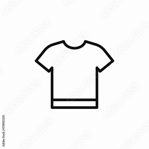t shirt wear icon sign vector