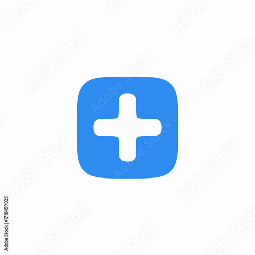 plus button add create new icon sign vector