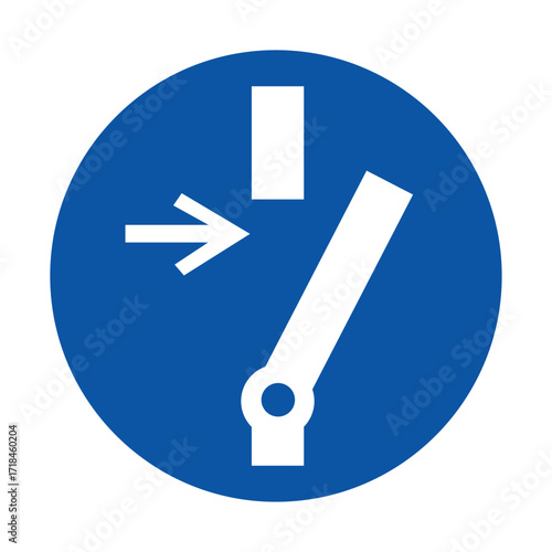 Warning Sign Indicating Prohibition of Access to Certain Areas or Equipment