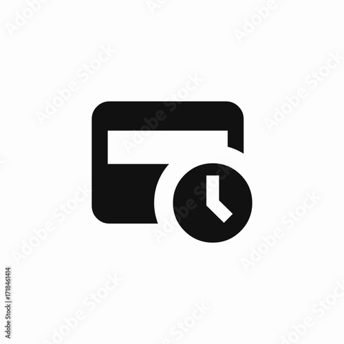 bank card history icon sign vector