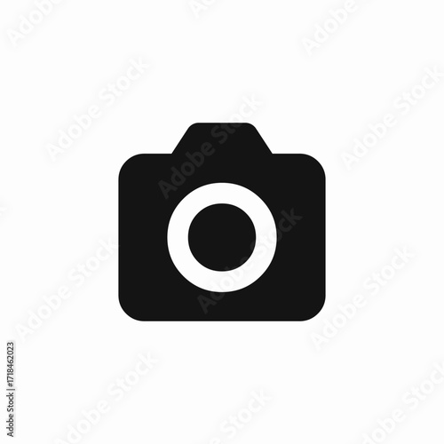 photo camera icon sign vector