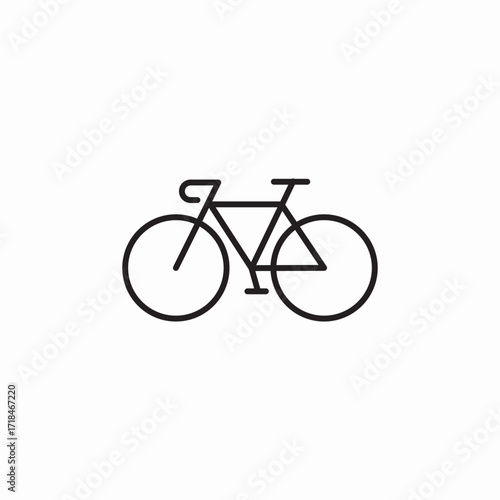 bicycle cycling icon sign vector