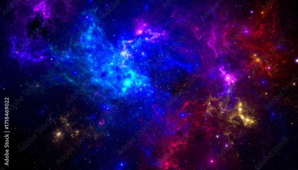 Fototapeta premium Colorful cosmic nebulae