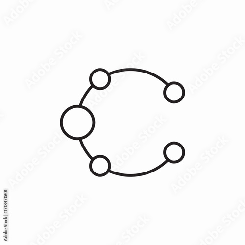 teeth bracket icon sign vector