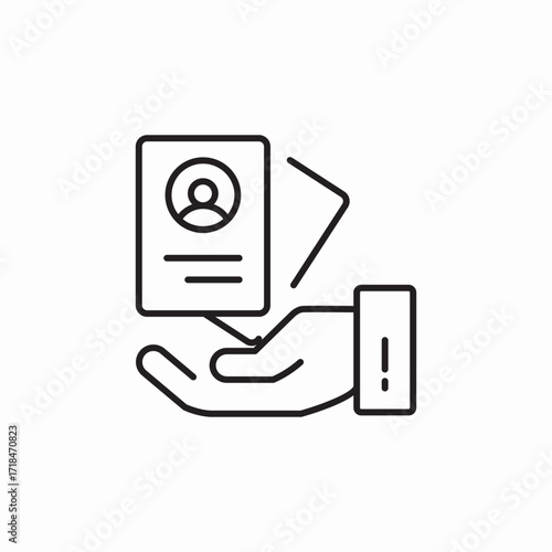 vacancy suggestion offer icon sign vector