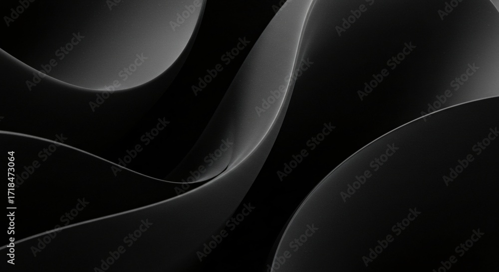 Obraz premium a black and white photo of some curves