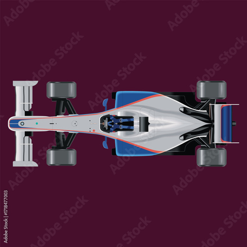 ilustrasi mobil sport super cepat