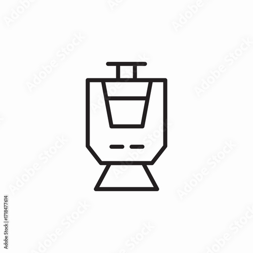 train railway icon sign vector