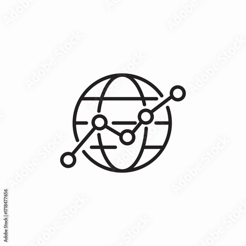 web analytics icon sign vector