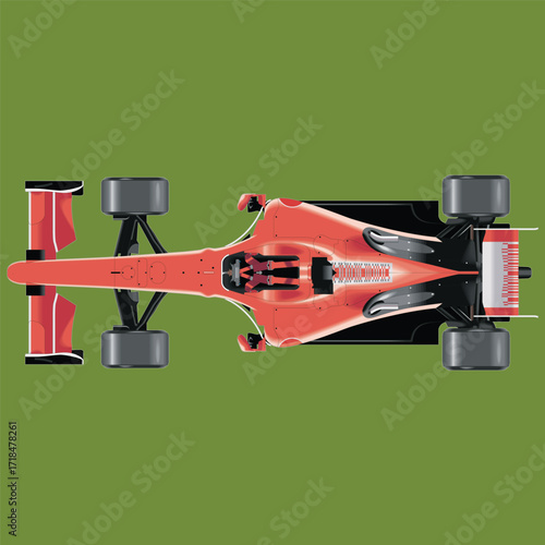 ilustrasi mobil sport super cepat