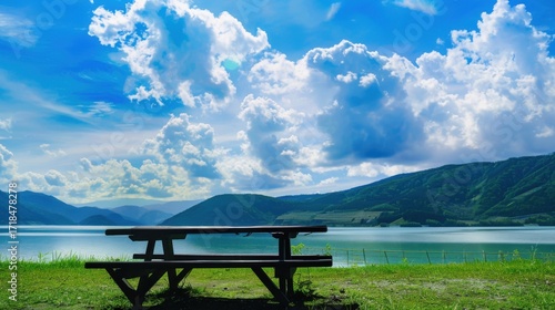 Summer Nature Landscapes: Green Mountains, Blue Skies & Lakes – Panoramic Alps Views