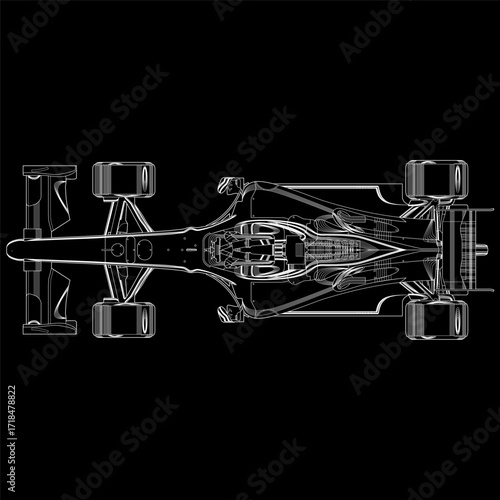 ilustrasi mobil sport super cepat