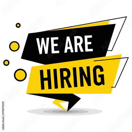 We Are Hiring Announcement - Job Opportunities Available Now.