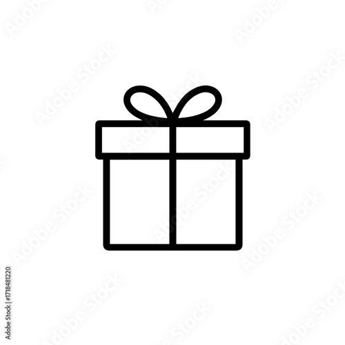 Gift Box icon vector