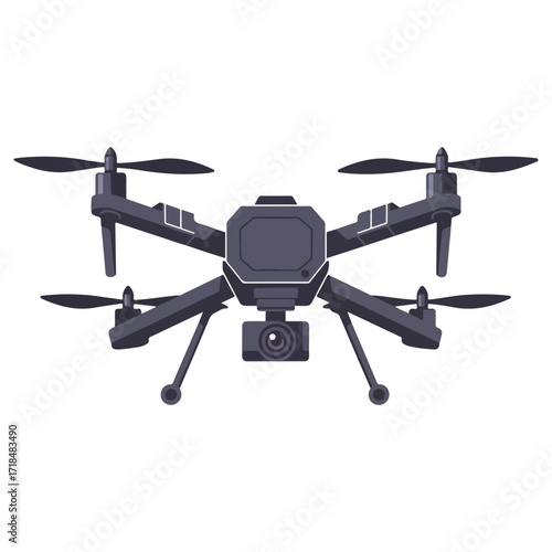 Modern drone technology captures aerial views with precision and stability.
