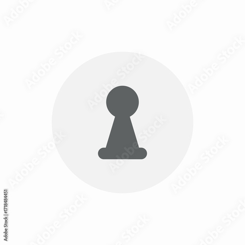 chess play pawn icon sign vector