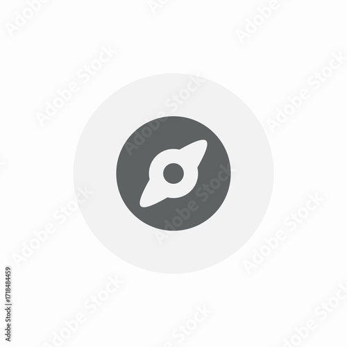 compact compass directions icon sign vector