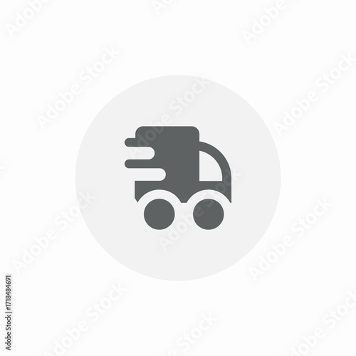 fast package delivery icon sign vector