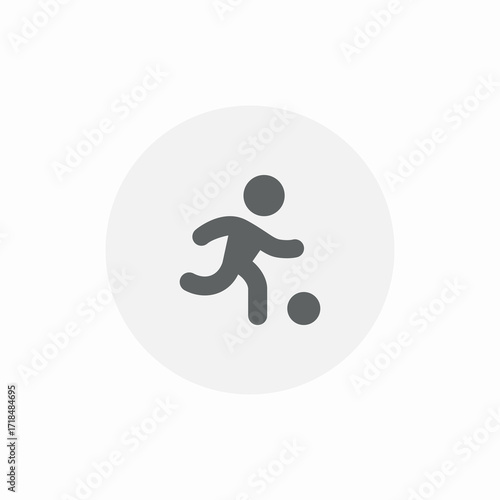 football sport icon sign vector
