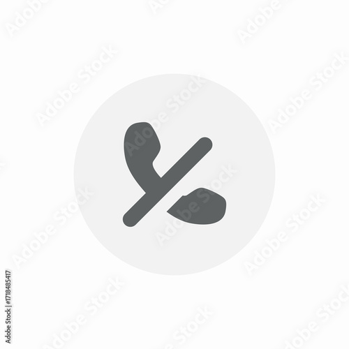 silent dial icon sign vector