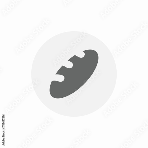 bread sandwich icon sign vector