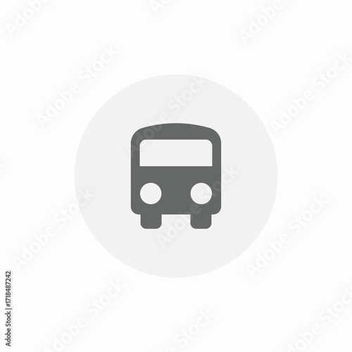 bus route icon sign vector