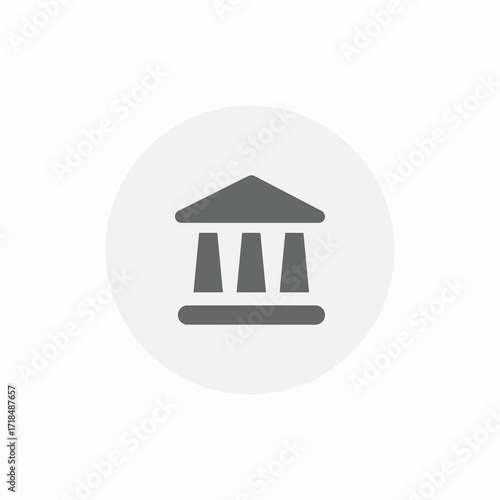 history exhibitions icon sign vector